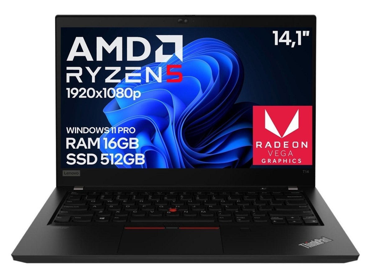 Lenovo ThinkPad T14 GEN1 Ryzen 5 PRO 4650U 16GB 512SSD